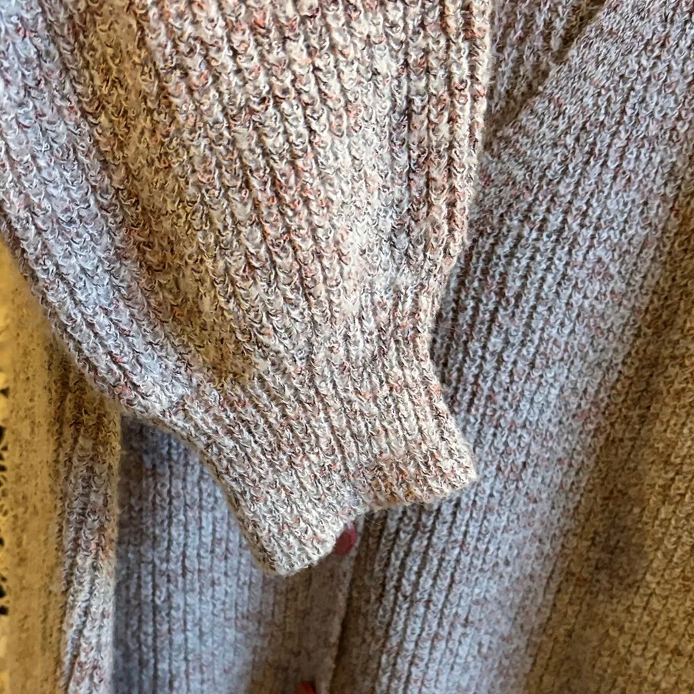 Adyson Parker Cozy V-Neck Button-Up Sweater Size XL